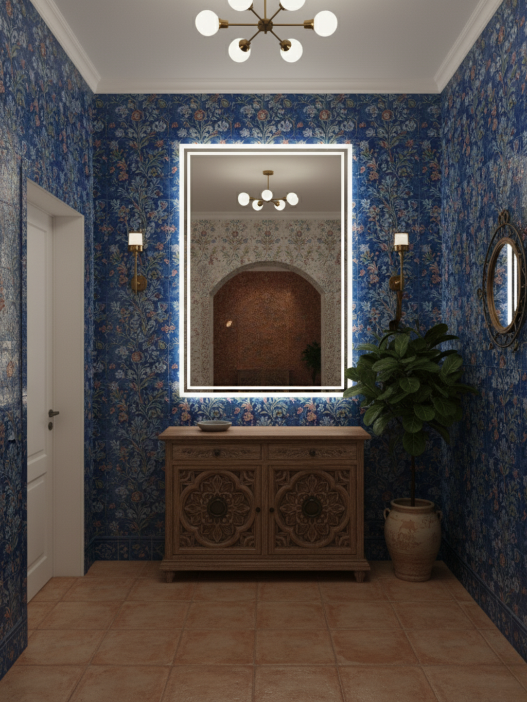 Capricornus LED mirror side profile - wall mounting system, IP65 housing, compact design for bathroom & home
