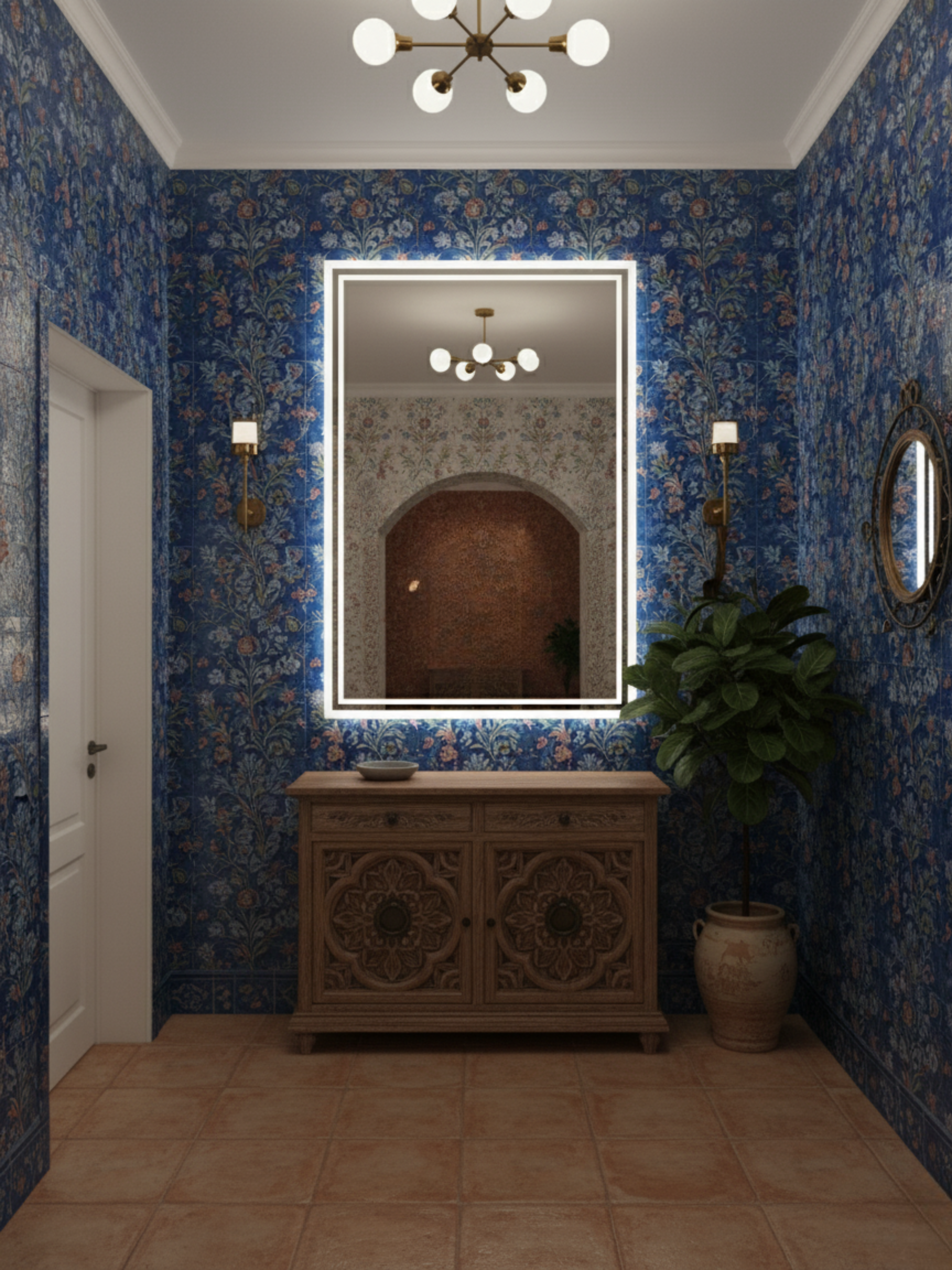 Capricornus LED mirror side profile - wall mounting system, IP65 housing, compact design for bathroom & home
