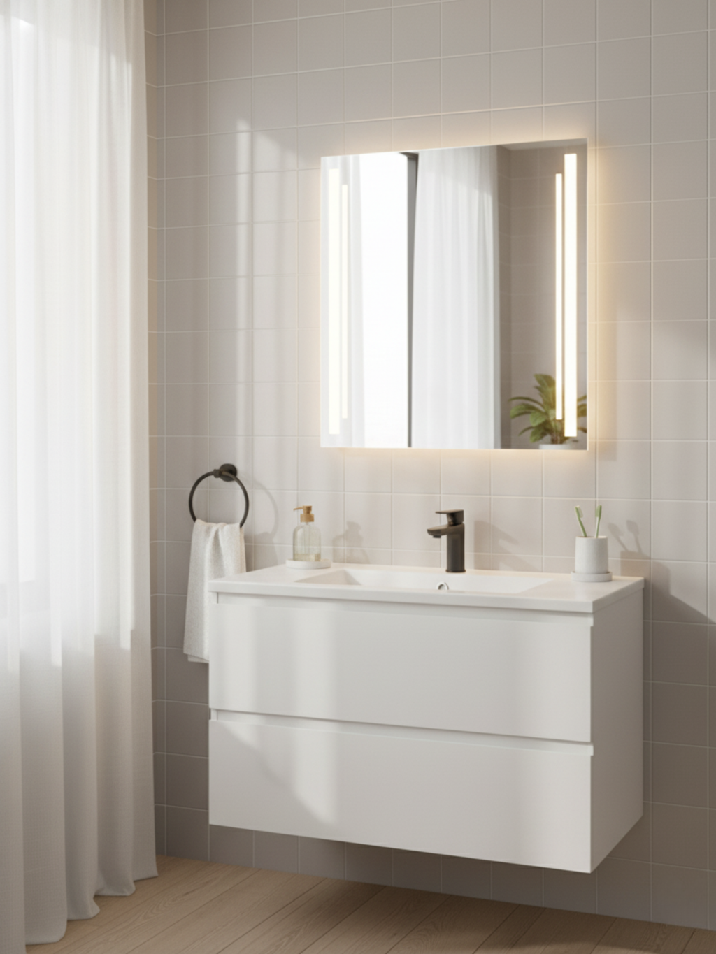 Susanna mirror quality certificates - Polish product by Anima & Art, 5-year warranty, European standards, IP65
