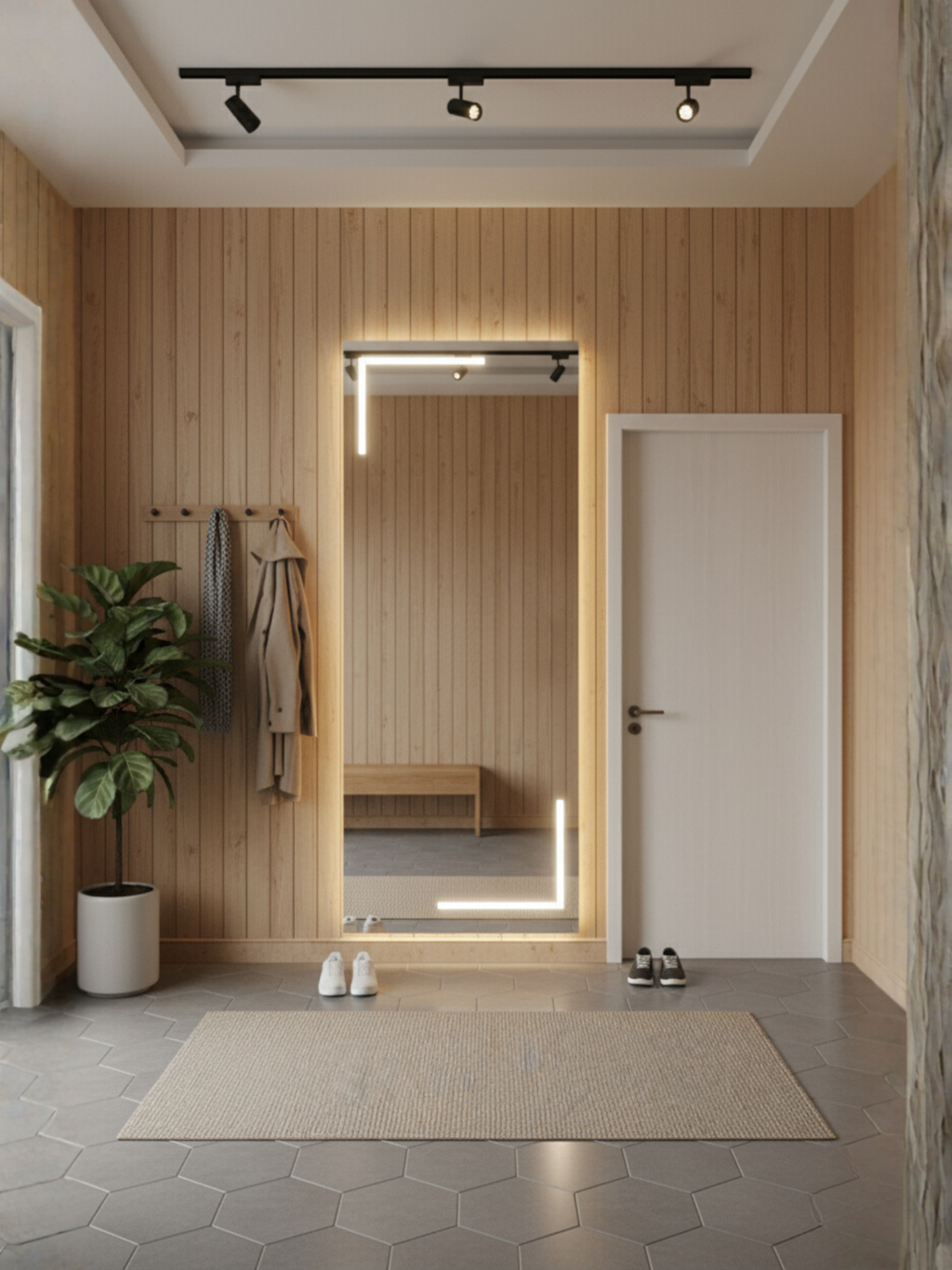 Via Lactea mirror finish detail - polished edges, precision craftsmanship, made in Poland by Anima & Art
